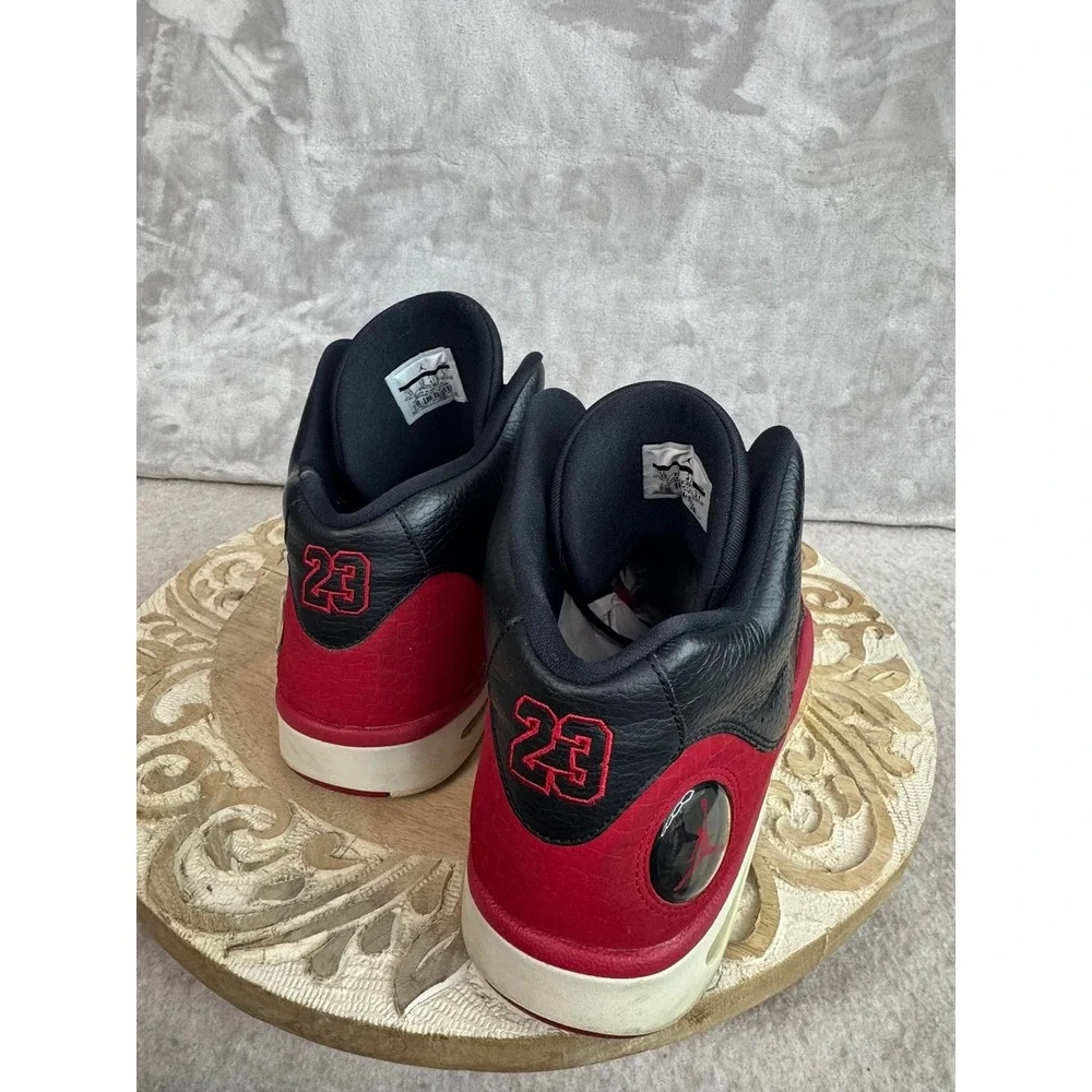 Jordan Flight‎ Club 91 Mens Black Red White Basketball Shoes 819472-001